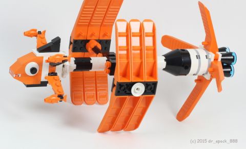 LEGO Brick Separator Clown Fish X-wing by dr_spock_888