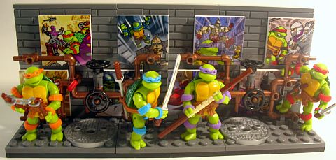 LEGO and Mega Bloks Ninja Turtles 8