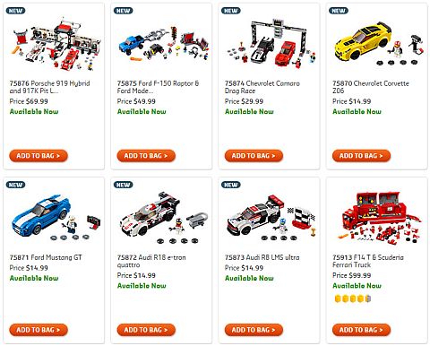 Shop 2016 Spring LEGO Speed Champions