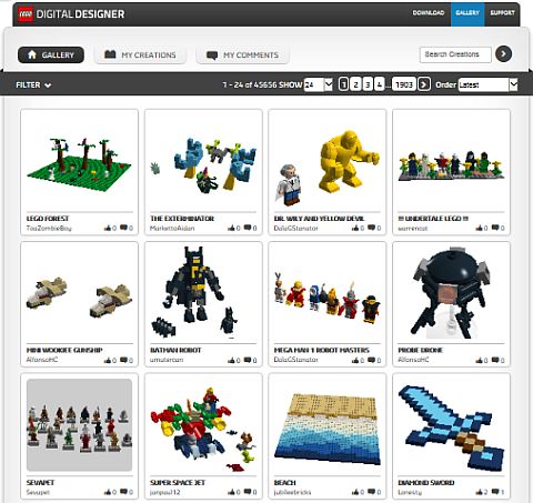 Custom LEGO Models with Instructions - LEGO Digital Designer