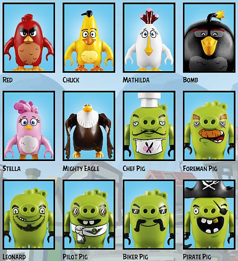 LEGO Angry Birds Characters