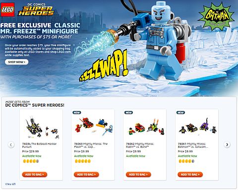 Shop LEGO Super Heroes Mr Freeze
