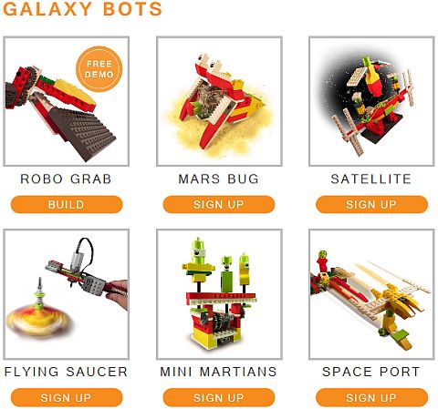 LEGO Education WeDo Yantra Robotics Galaxy Bots