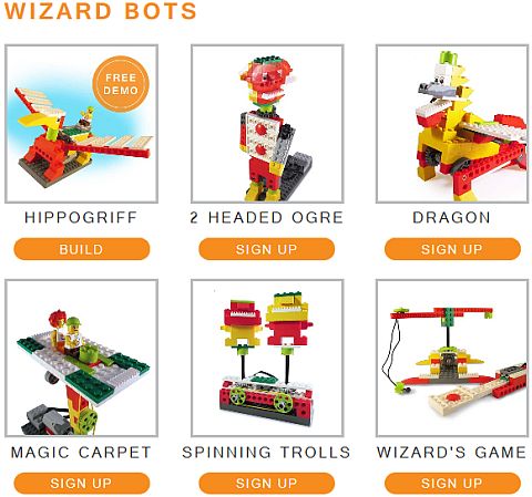 LEGO Education WeDo Yantra Robotics Wizard Bots