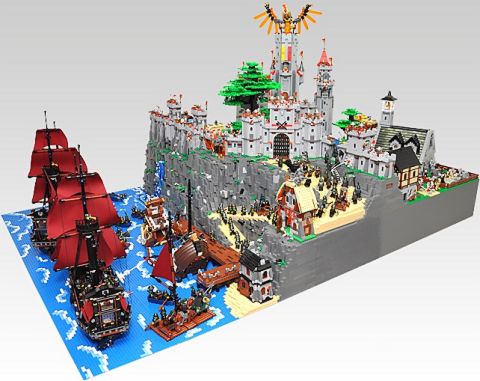 LEGO Diorama by OliveSeon - Castle