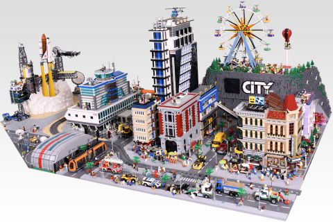 LEGO Diorama by OliveSeon - City