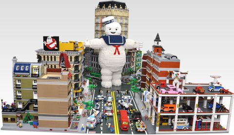 LEGO Diorama by OliveSeon - Ghostbusters
