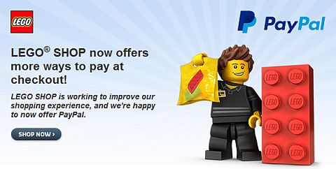 LEGO Shop Paypal Checkout