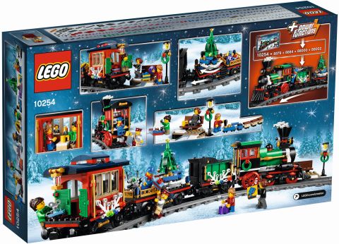 #10254 LEGO Holiday Train Box Back