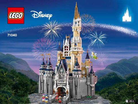 #71040 LEGO Disney Castle Display 1