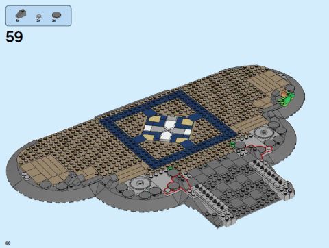 #71040 LEGO Disney Castle Display 2