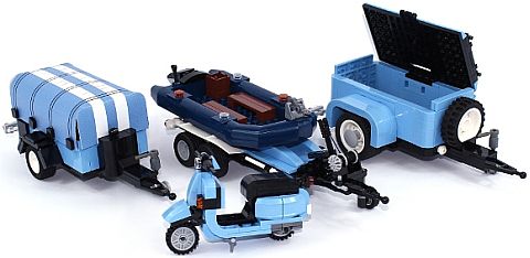 tæt Herre venlig Lighed LEGO Volkswagen Beetle custom trailers