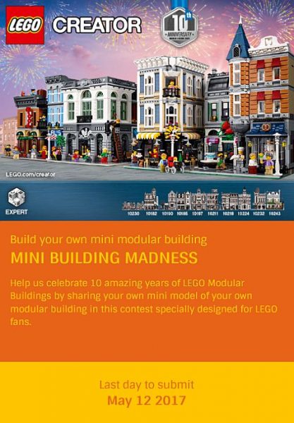 LEGO Mini Modular Contest & amazing prizes!