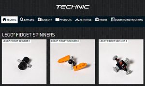 LEGO fidget spinners with instructions