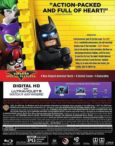 Lego Batman Movie (2017) (Special Edition) (DVD)