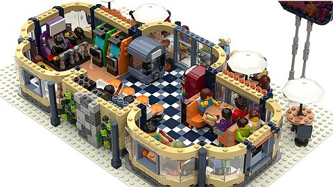 LEGO Old Style Diner with Arcade & more!
