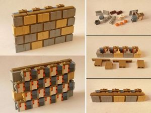 LEGO building technique: LEGO brick walls