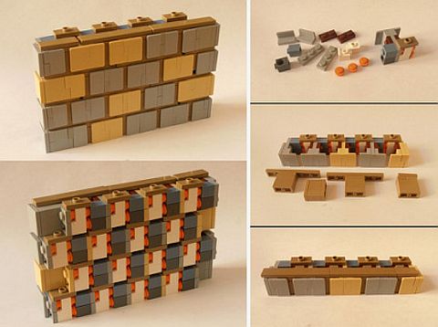 LEGO technique: LEGO walls