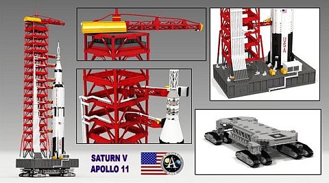 LEGO Apollo V display ideas