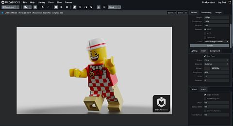 Lego digital designer online to blender