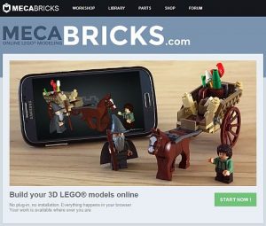 Building 3D LEGO models with MecaBricks