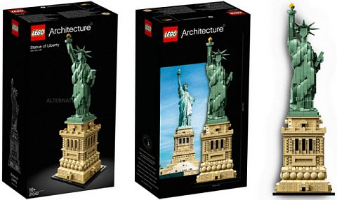 LEGO Statue of Liberty 1685 Pieces Toy Set