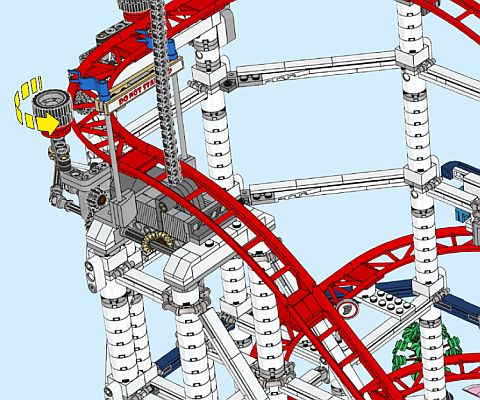 Lego roller coaster easy sale