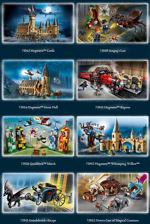 LEGO Harry Potter EVERY Hogwarts Set Connected! 2018-2021 