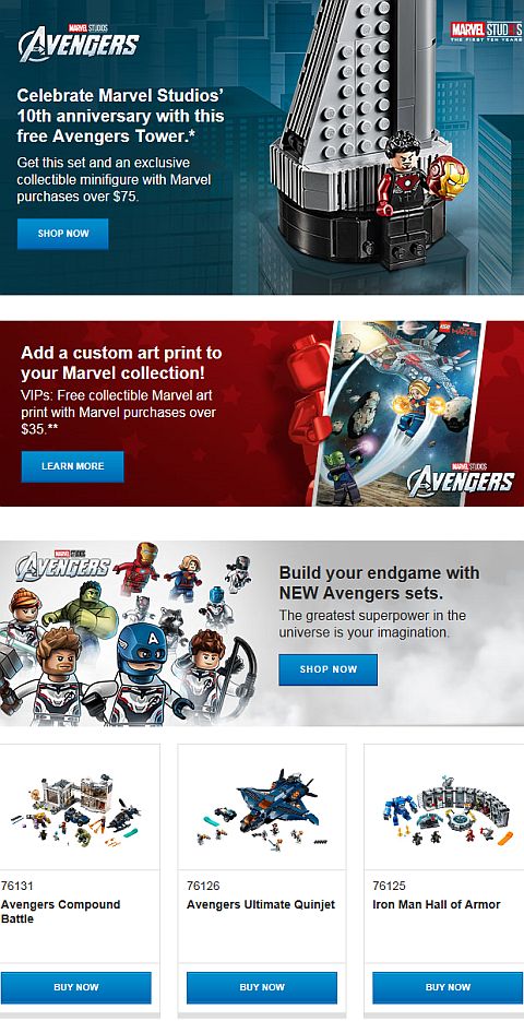 LEGO Marvel Super Heroes Avengers Tower Set 40334 - US