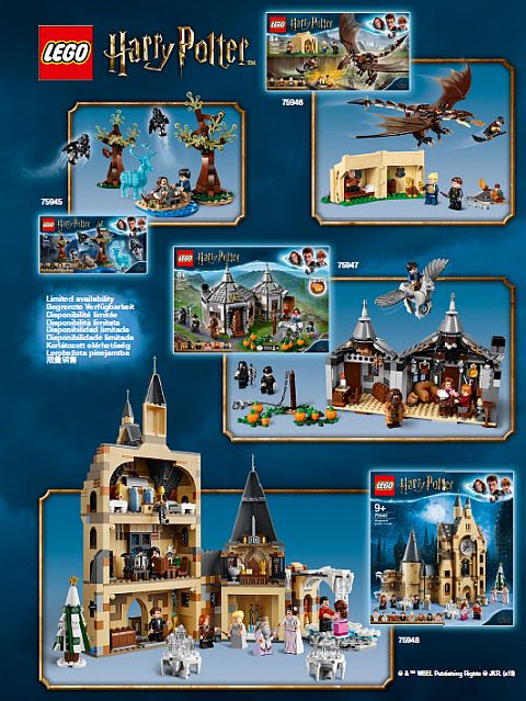 closer look at the combined LEGO Harry Potter Hogwarts