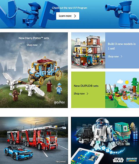Etna Eksisterer ørn Online LEGO Shop & LEGO.com Changes