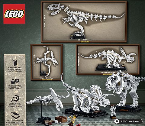 Brick Breakdown: LEGO Dinosaur Fossils T. Rex Skull
