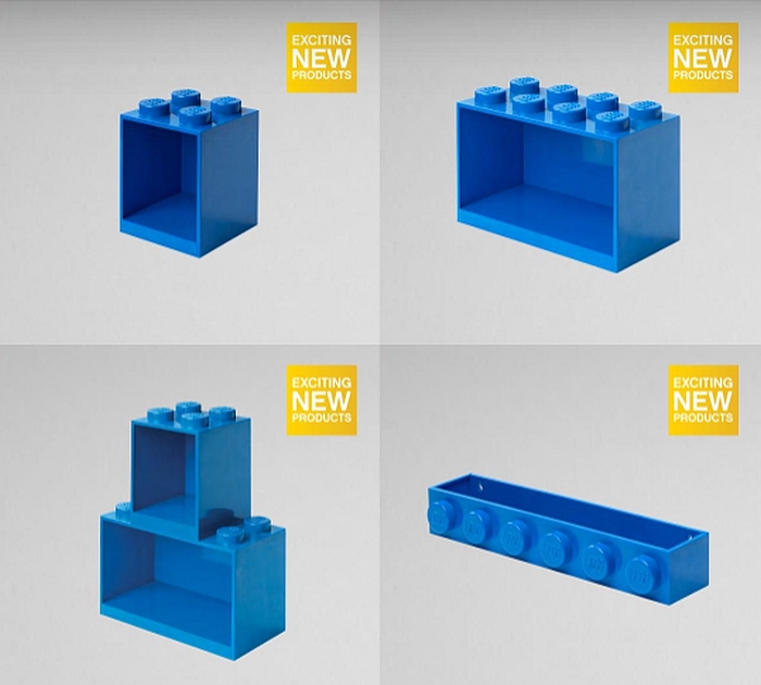 mostrador pubertad cápsula New LEGO Display & Storage by Room Copenhagen