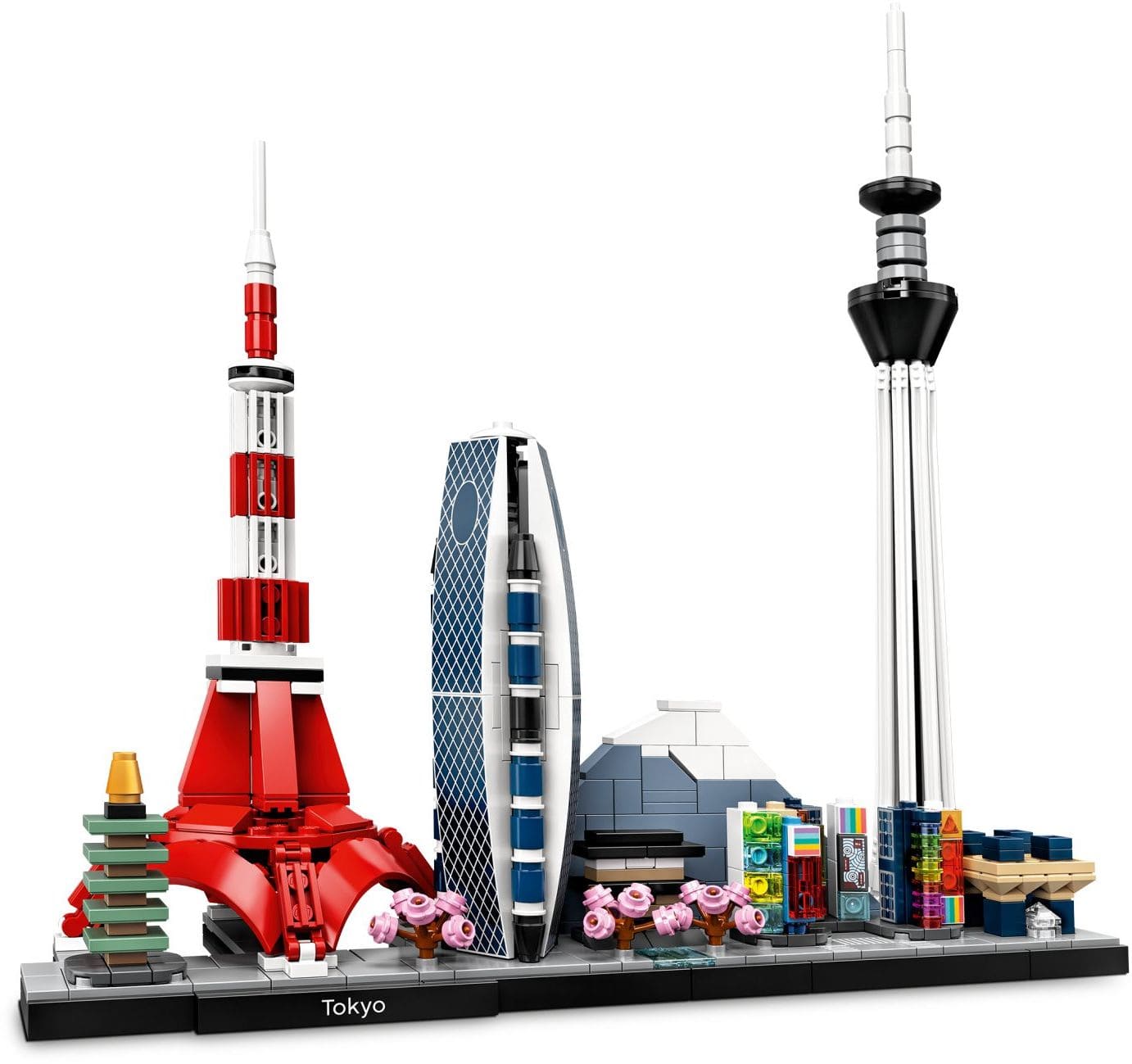 Stolpe centeret undergrundsbane LEGO Architecture Skyline Tokyo & Dubai Reviews
