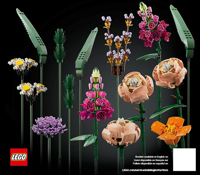 Set Review - #10280-1: Flower Bouquet - Botanical Collection - 18+