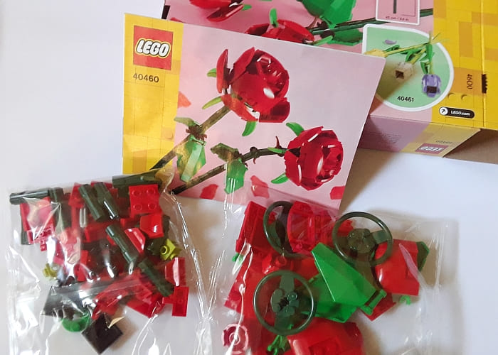 LEGO Roses  Lego, Legos, Beautiful red roses