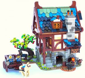 LEGO Ideas Medieval Blacksmith Set Modifications