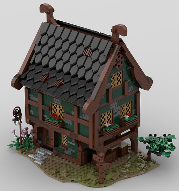 kran sværge salami LEGO Medieval Blacksmith Compatible Buildings