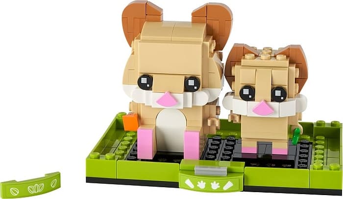 Brickheadz Pets: Ginger Tabby, Cockatiel and Hamster: Hands-On Review
