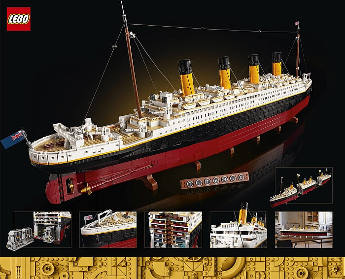 Lego unveils Titanic set, its largest ever