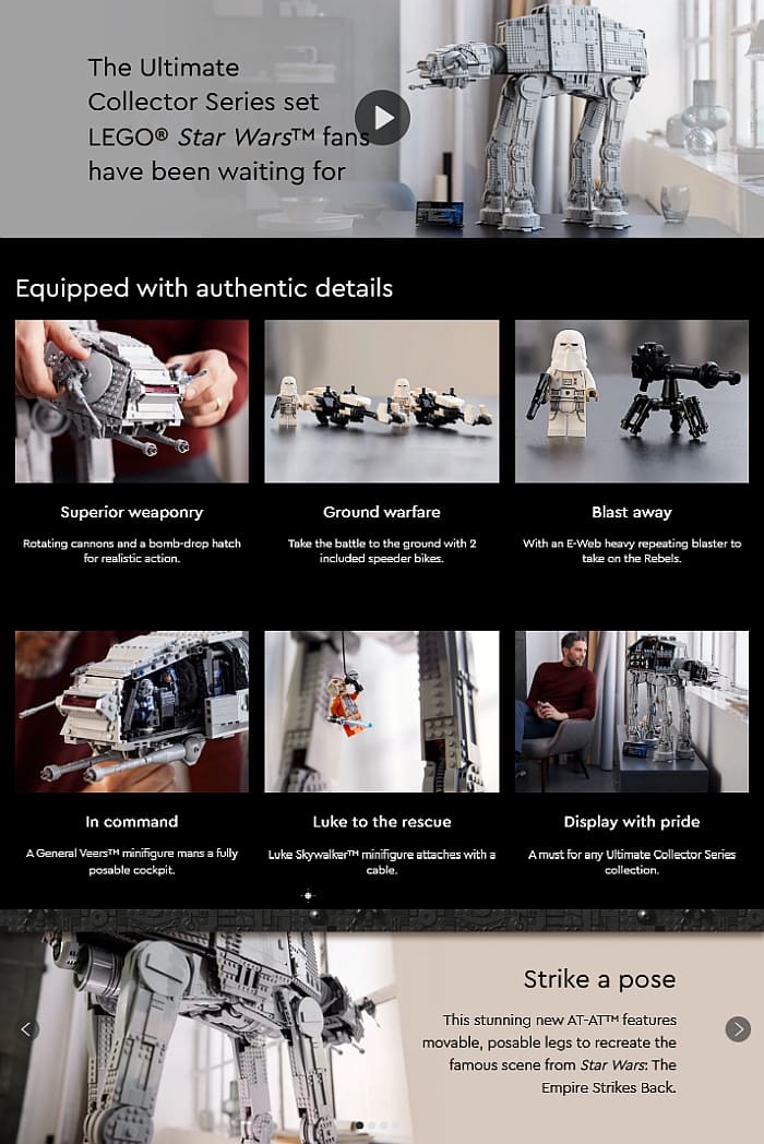 LEGO AT-AT 75313 – Star Wars: The Empire Strikes Back – Ultimate
