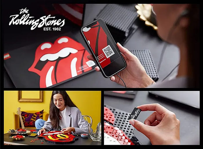 LEGO Art Sets: 31206 The Rolling Stones NEW-31206