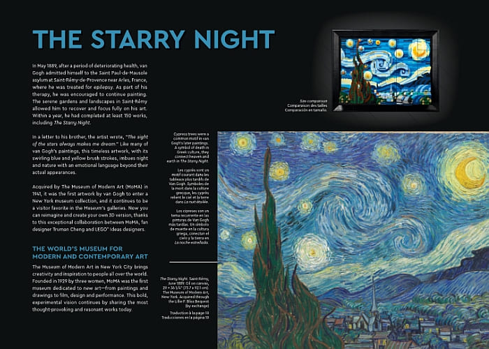 LEGO Vincent van Gogh The Starry Night Review 