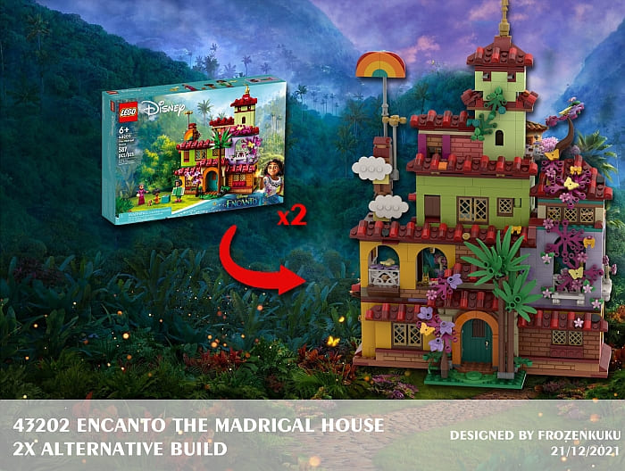 LEGO MOC Encanto The magical Madrigal house 43202 2x build by frozenkuku