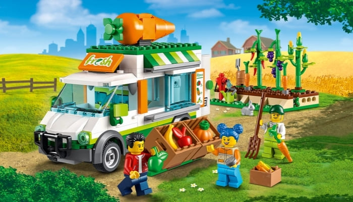 Lego City Farm Mini Figures Corn Maize Vegetable Stalk Plants With 3 Corns