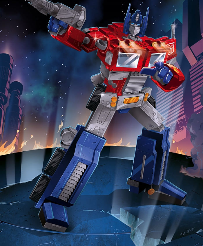 overhead squeeze Previously Brick Breakdown: LEGO Transformers Optimus Prime