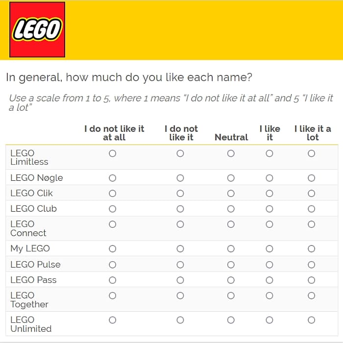 Earn 50 LEGO VIP Points Filling Out