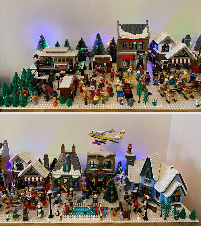 More LEGO Winter Village Display Ideas