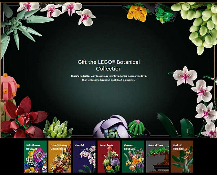 10328 Bouquet of Roses added to LEGO's Botanical Collection [News