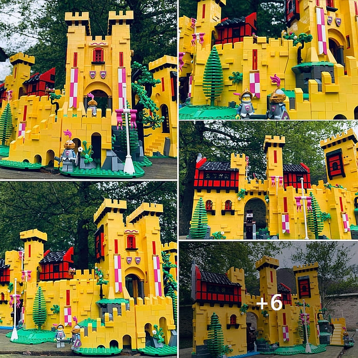 pakke fødselsdag ligevægt LEGO Lion Knights Castle in Classic Yellow!